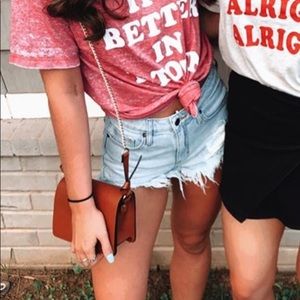 South boutique Distressed Jean shorts